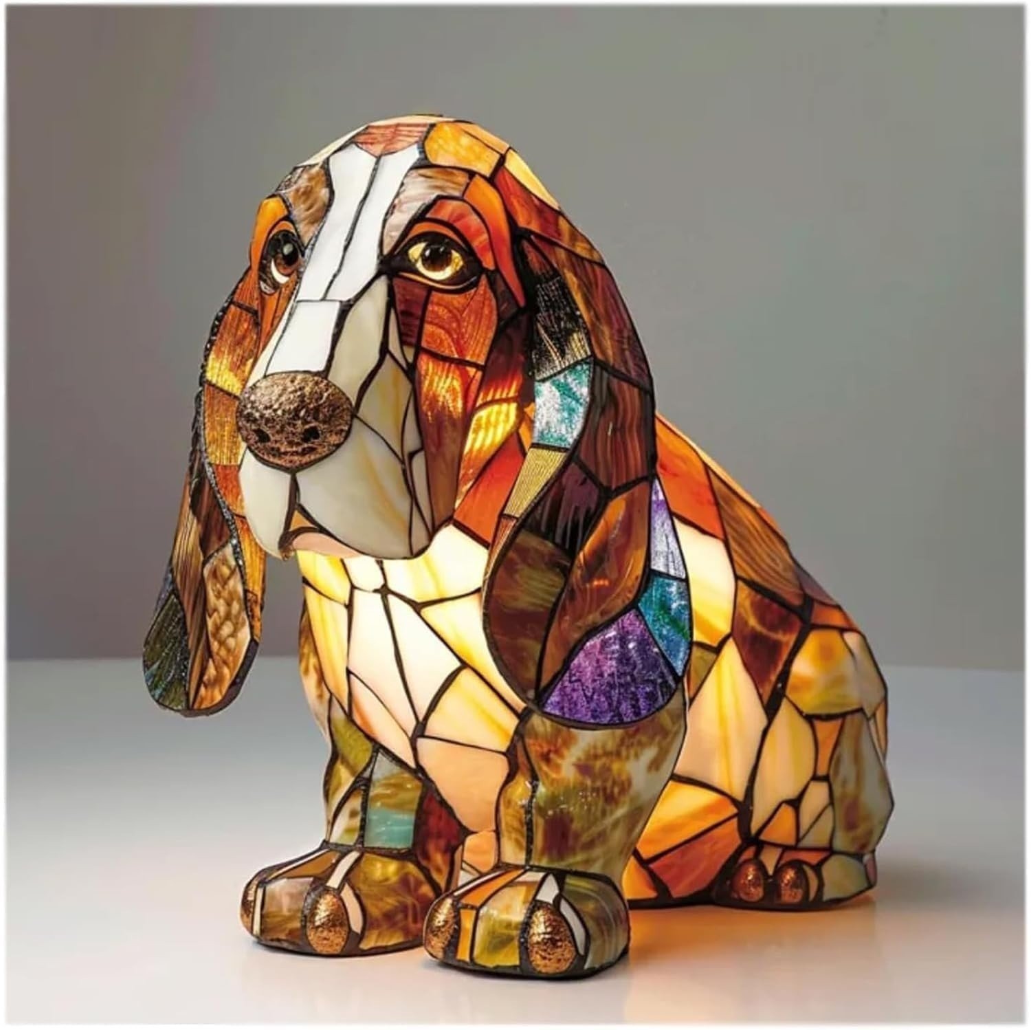 Colorful Strange Dog Lamp Resin Decorations - Image 10