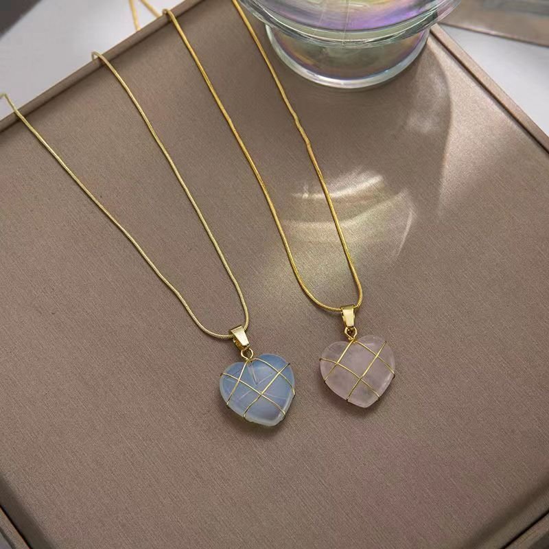 Fashion Moonstone Necklace For Cartoon Princess Love Girl Necklace Novelty Jewelry - Image 4