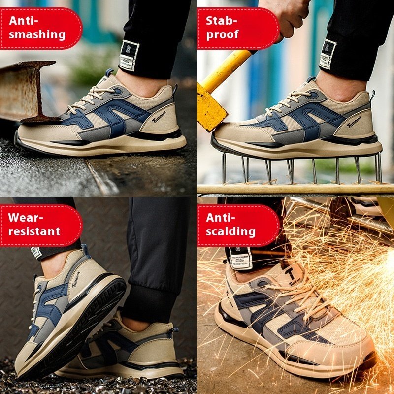 Summer Breathable Safety Shoes For Men - Image 2