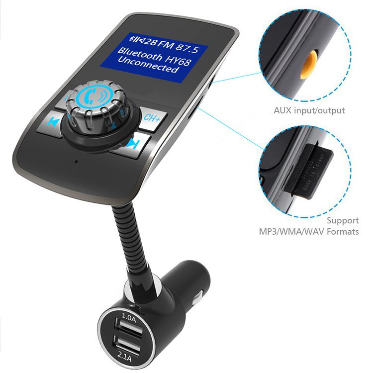 Car Bluetooth Mp3 Car FM Transmitter Car Bluetooth Mp3 Player Card - Image 4