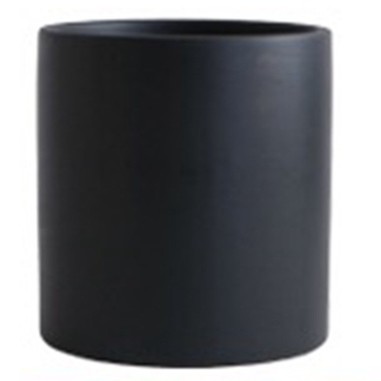 Nordic Industrial Style Colorful Ceramic Flowerpot Succulent Planter Green Plants Cylindrical Shape Flower Pot With Hole Tray - Image 6