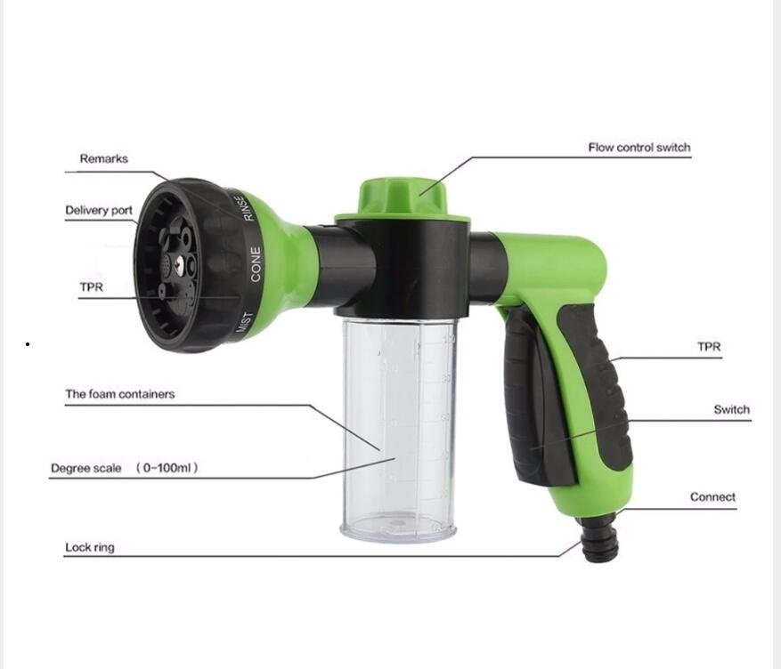 Foam Spray Gun High Pressure Automotive Foam Spray Gun Household Cleaner Generator - Image 9