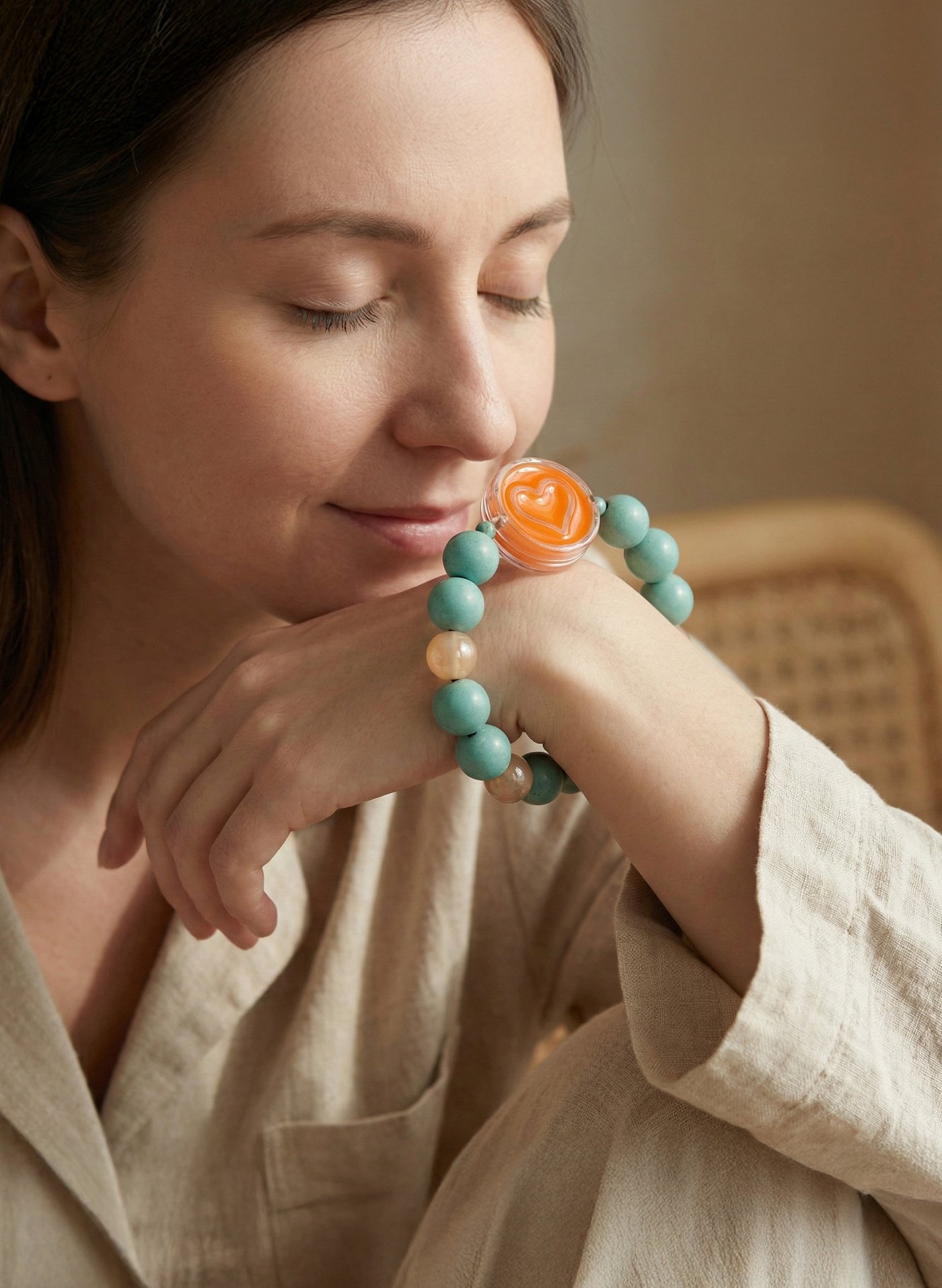 Traditional Chinese Medicine Jewelry Bead Bracelet - Image 3