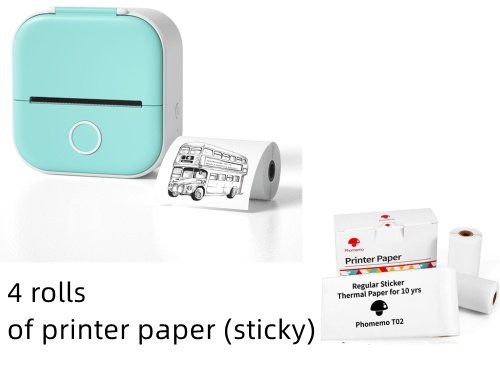 Portable Mini Thermal Label Printer Home Photo Printer Student Wrong Question Printer Bluetooth-compatible Mini Label Printer Price Tag - Image 9