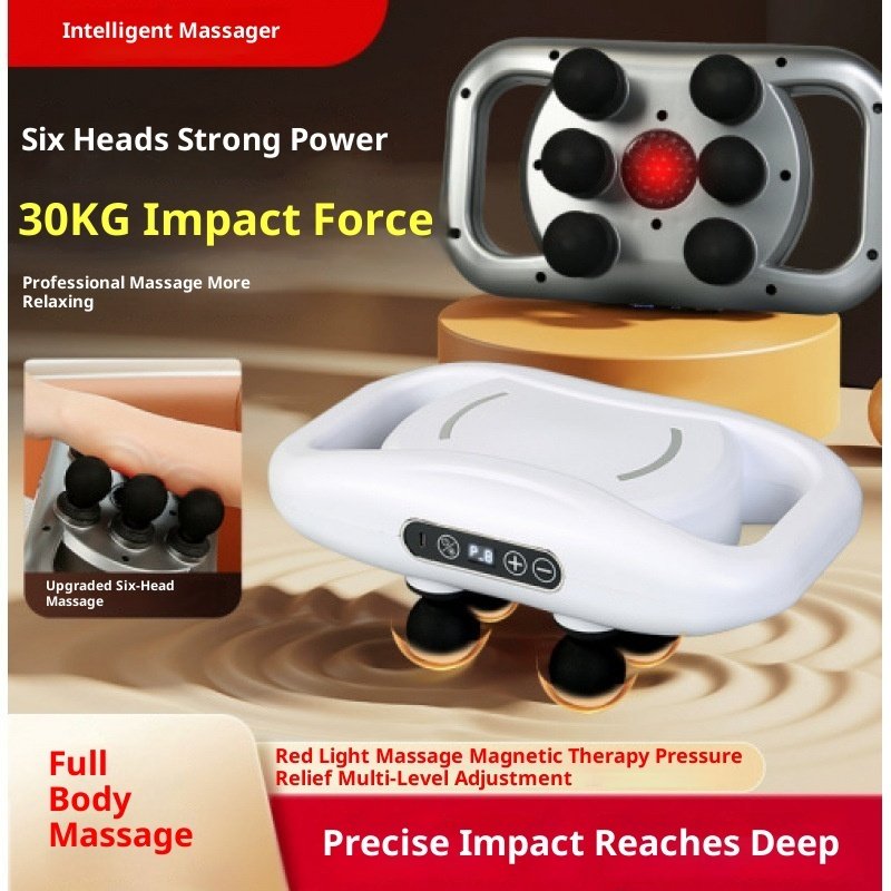 Muscle Relaxation Massager Multi-head Massage Gun Deep Tissue Body Fitness Muscle Electric Relax Massager For Back Shoulders Legs Foot 16 Heads - Image 9