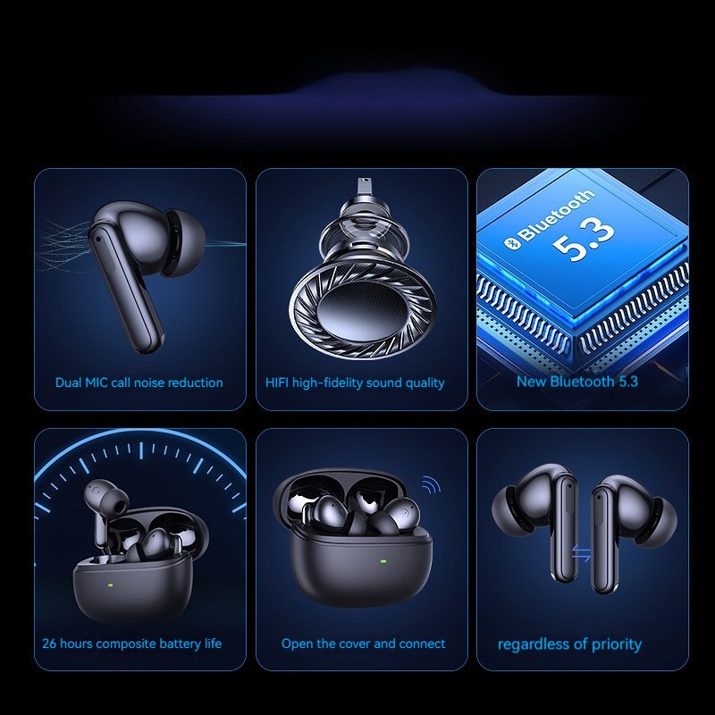 Wireless Bluetooth Noise Reduction In-ear Headphones - Image 2