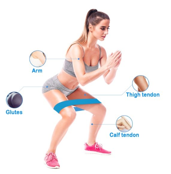 Resistance Bands Sealing Elastic Booty Sport Bodybuilding Rubber Band For Fitness Gym Leagues Equipment Sports Mini Yoga - Image 4