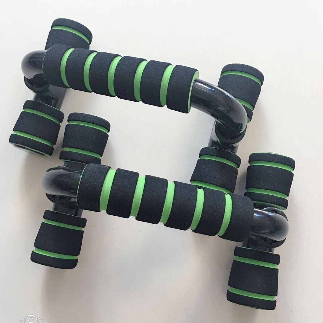 H-shaped Push-up Stand Sponge Hand Grip ABS Fitness Chest Training Grip Bar Fitness Exercise Trainer - Image 3