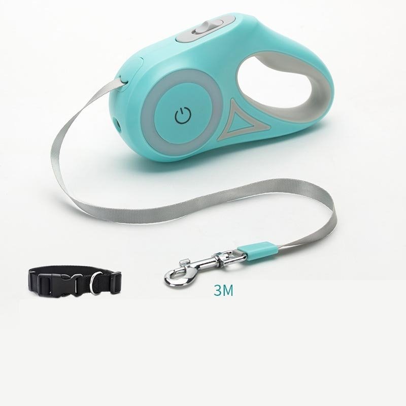 Dog Leash Retractable Leash And Dog Collar Spotlight Automatic Pet Dog Cat Traction Rope For Small Medium Dogs Pet Product - Image 7