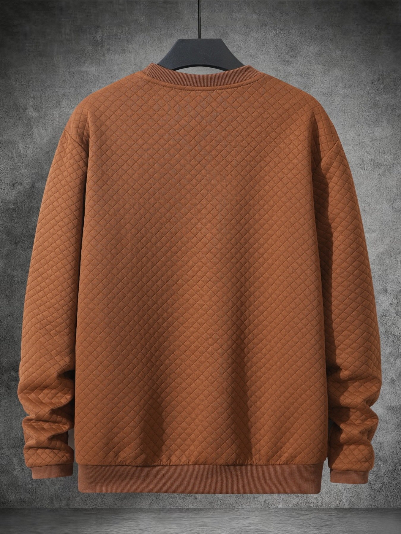 Crew-neck Base-layer Top Men's Casual Hoodie - Image 2