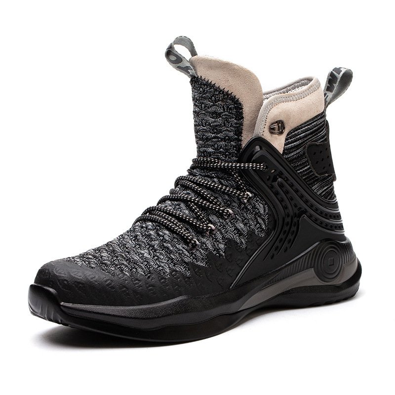 High-top Safety Shoes Construction Protective Footwear Men Steel Toe Breathable Hiking Boots - Image 4