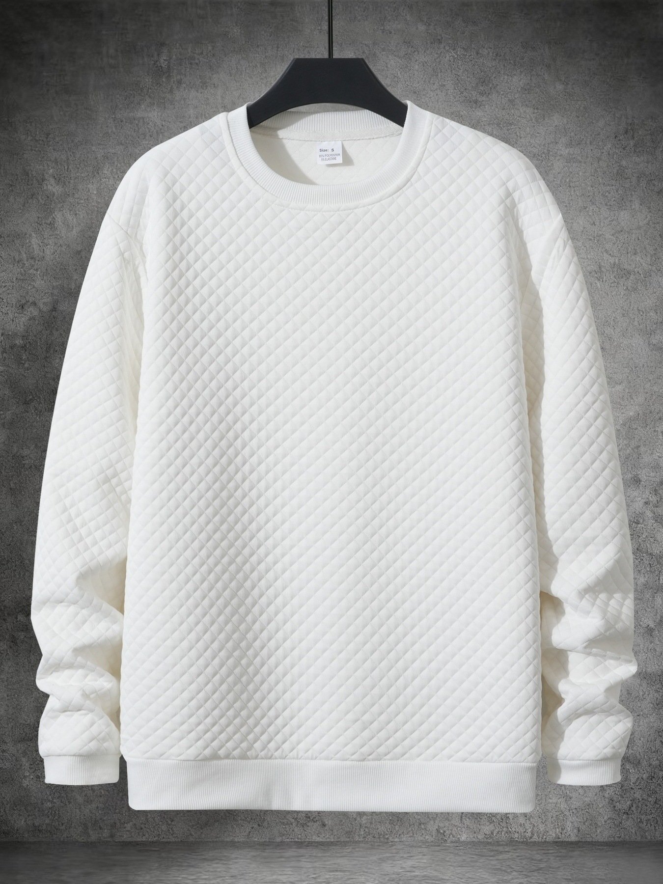 Crew-neck Base-layer Top Men's Casual Hoodie - Image 3