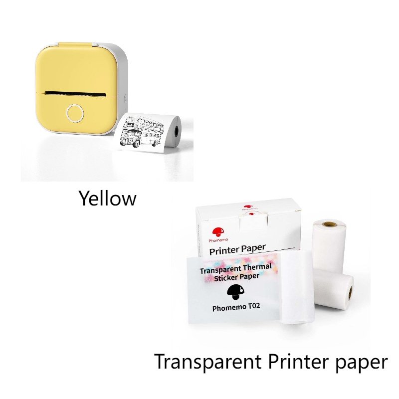 Portable Mini Thermal Label Printer Home Photo Printer Student Wrong Question Printer Bluetooth-compatible Mini Label Printer Price Tag - Image 10