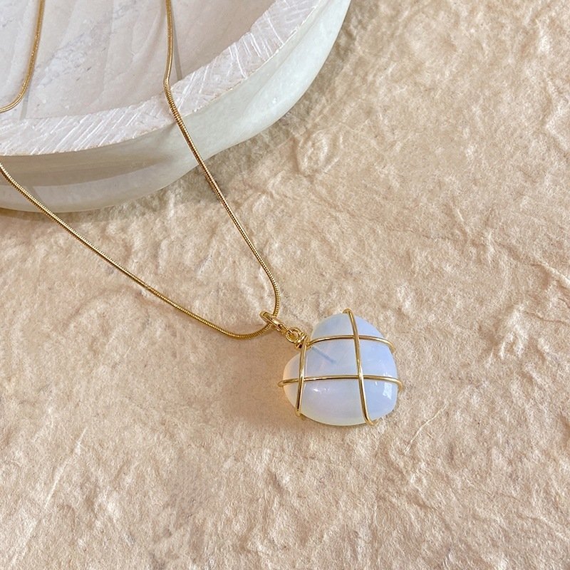 Fashion Moonstone Necklace For Cartoon Princess Love Girl Necklace Novelty Jewelry - Image 7