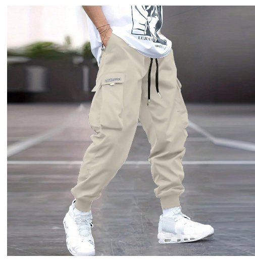 Multi-pocket Cargo Pants Men's Casual Hip-Hop Drawstring Trousers Outdoor Streetwear Sports Pant - Image 3