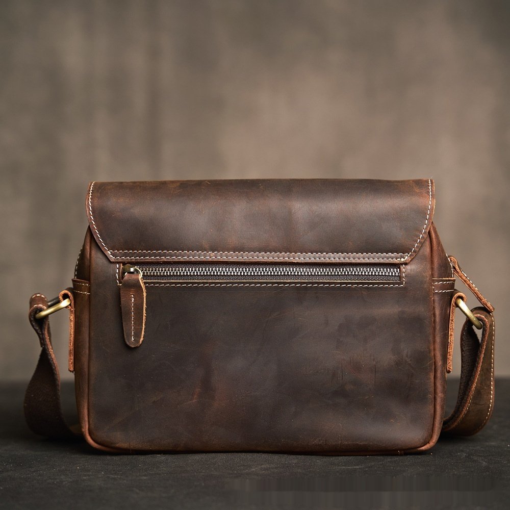 Fashionable Casual Men's First-Layer Leather Bag - Image 4