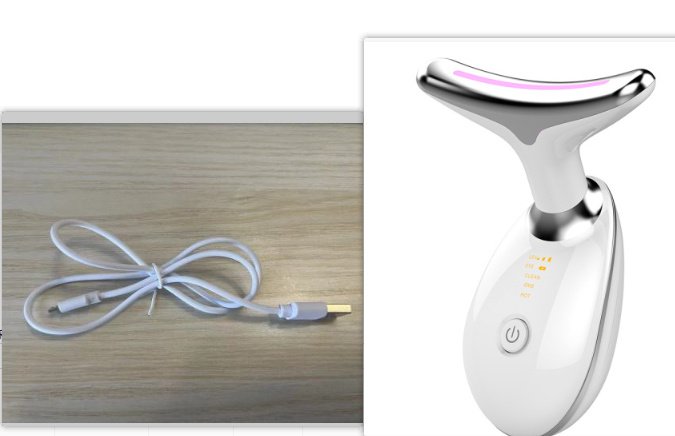 EMS Thermal Neck Lifting And Tighten Massager Electric Microcurrent Wrinkle Remover - Image 4