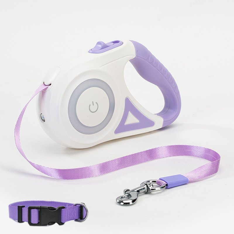 Dog Leash Retractable Leash And Dog Collar Spotlight Automatic Pet Dog Cat Traction Rope For Small Medium Dogs Pet Product - Image 9