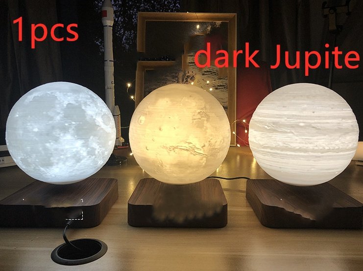 Magnetic Levitation Table Lamp Moon Light 3D Printing Planet Night Light - Image 6