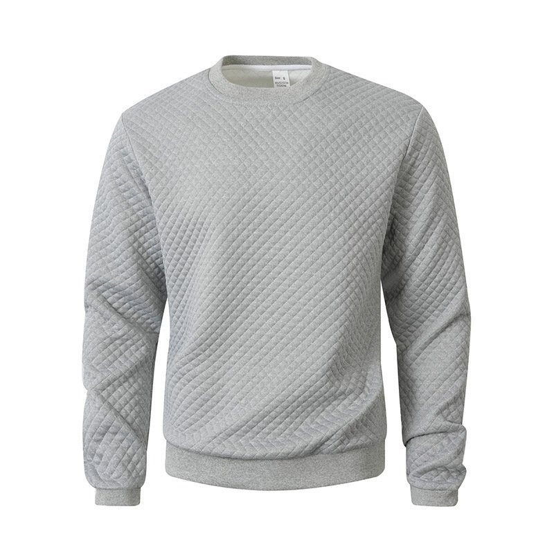 Crew-neck Base-layer Top Men's Casual Hoodie - Image 7
