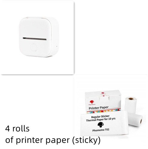 Portable Mini Thermal Label Printer Home Photo Printer Student Wrong Question Printer Bluetooth-compatible Mini Label Printer Price Tag - Image 8