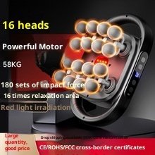 Muscle Relaxation Massager Multi-head Massage Gun Deep Tissue Body Fitness Muscle Electric Relax Massager For Back Shoulders Legs Foot 16 Heads - Image 7