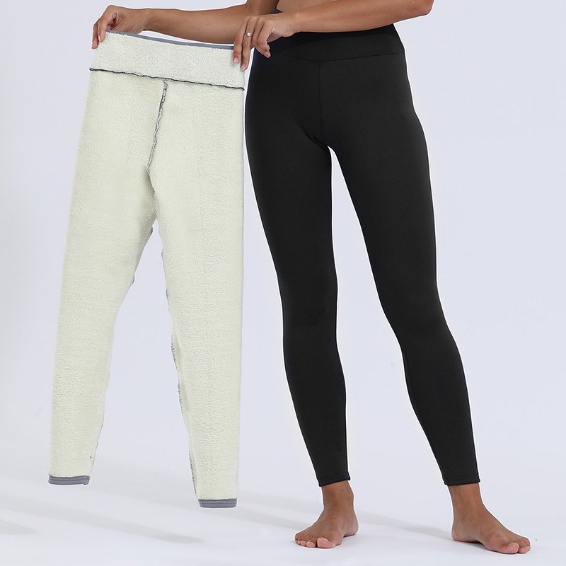 Winter Leggings Warm Thick High Stretch Lamb Cashmere Leggins Skinny Fitness Woman Pants - Image 4