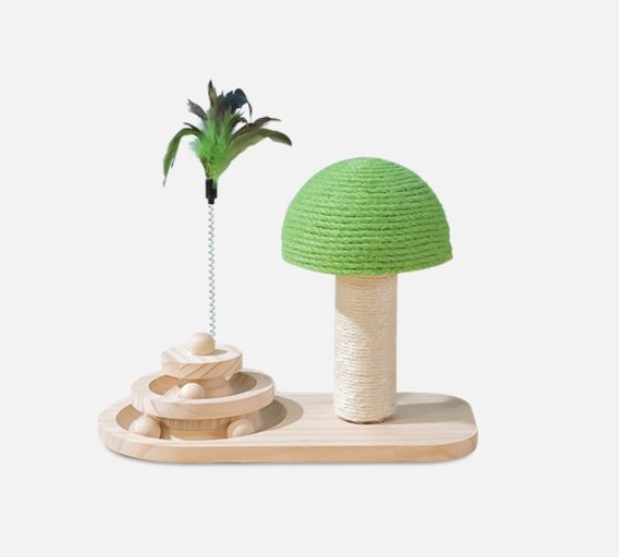 Pet Cat Tree Toys Cat Scratch Post Pet Furniture Scratching Post Cats Claw Scratcher Double Sisal Balls Cat Accessories - Image 4