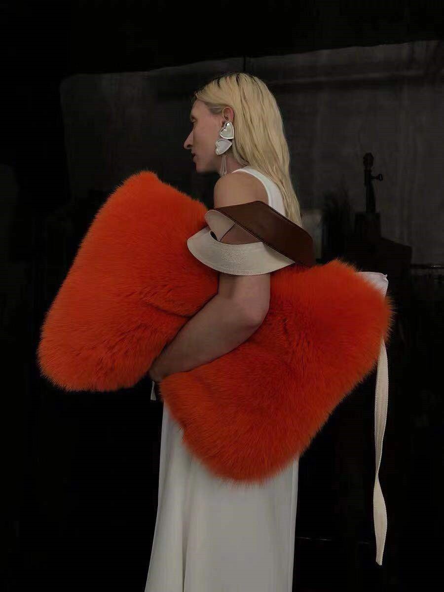 Women's Bags, Handbags, Women's Shoulder Bags, Fur Bags, Plush Bags - Image 2