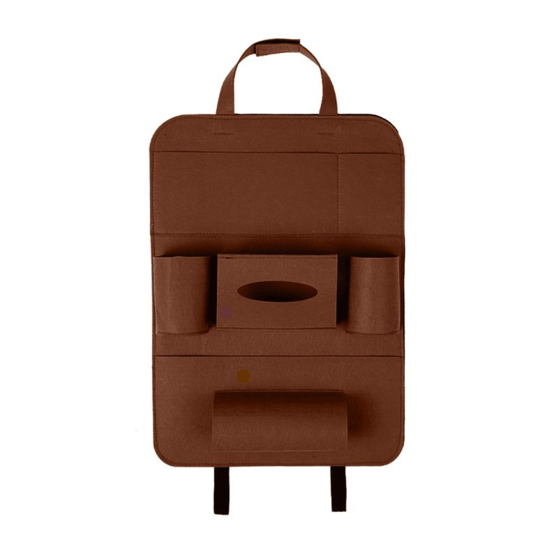 Auto Car Backseat Organizer Car-Styling Holder Multi-Pocket Seat Wool Felt Storage Multifunction Vehicle Accessories Bag - Image 8