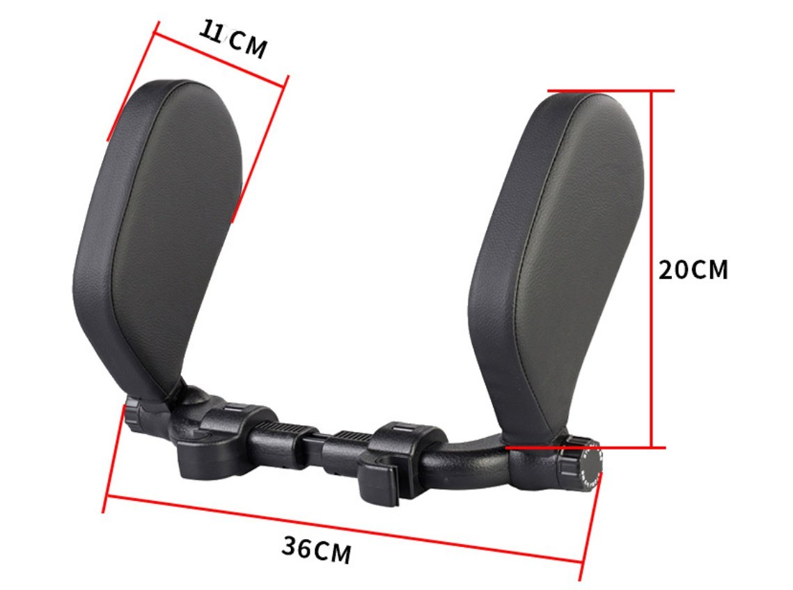 Car headrest pillow Sleep Adjustable Side Car Soft Travel Seat Headrest Auto Leather Support Neck Pillow Cushion car accessories - Image 6