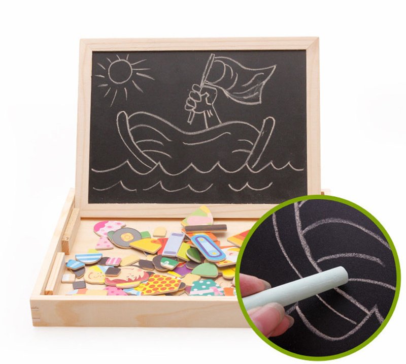 Children's Magnetic Jigsaw Puzzle Toy Cute Cartoon Animal Jigsaw Puzzle Picture Board Children's Educational Toy - Image 2