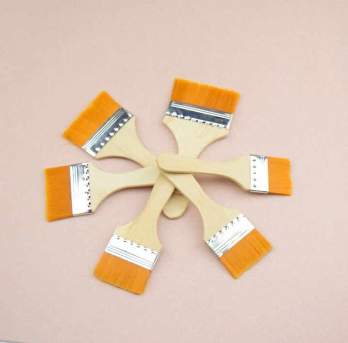 Nylon board brush home improvement paint brush wooden handle tool brush oil painting brush - Image 2