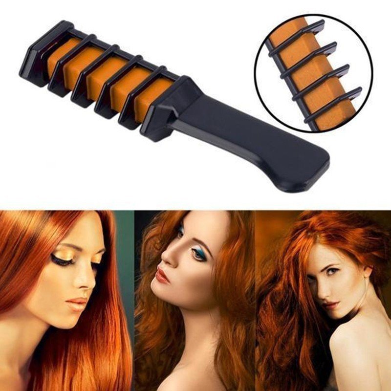 Temporary Mini Disposable Crayons Hair Color Dyeing Mascara Dye Chalk Box With Brush - Image 7
