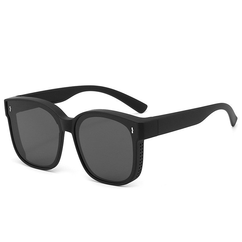 Summer Driving Sun Protection Polarized Light One Mirror Dual Use Anti Glare Trendy Sunglasses - Image 3