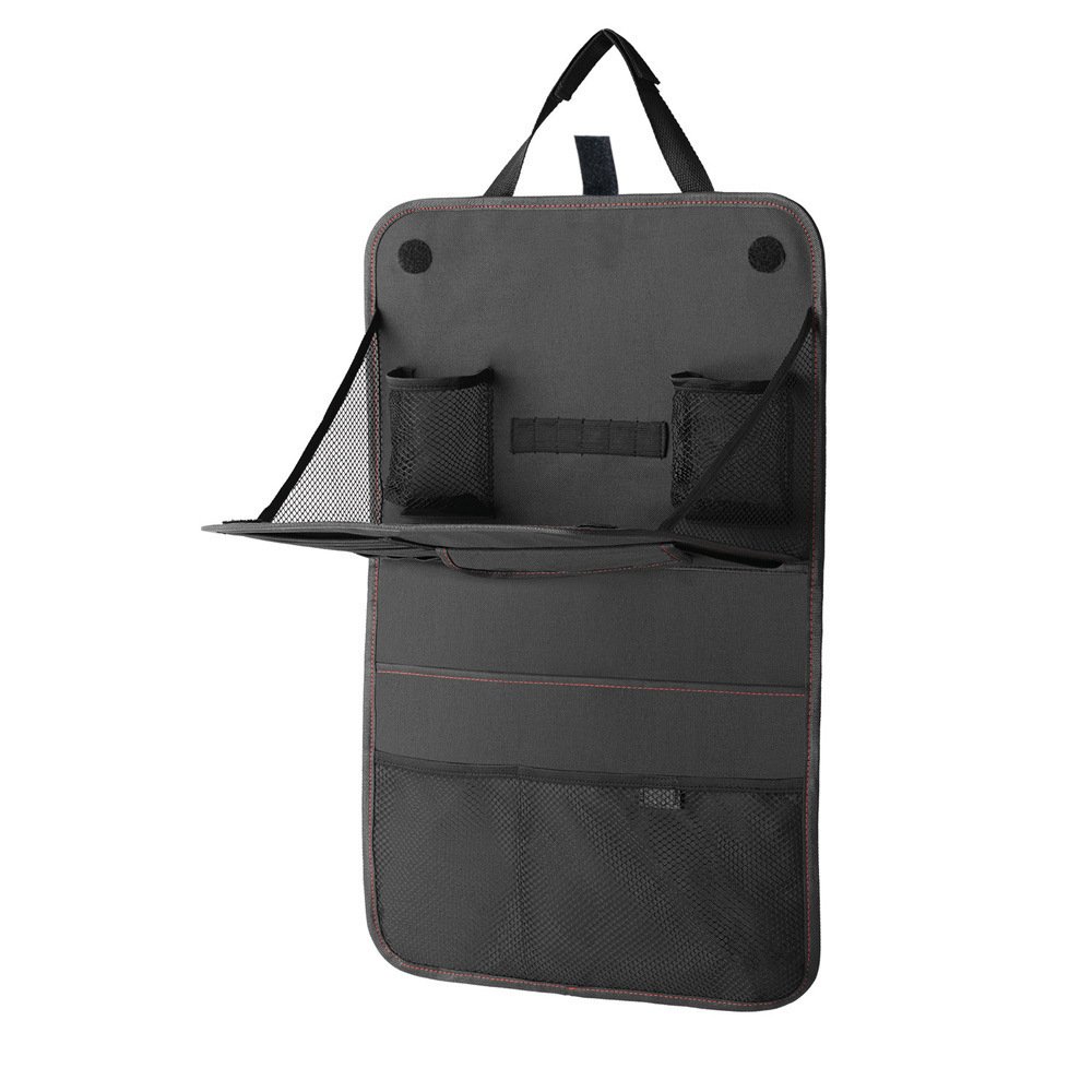 Car Seat Back Storage Bag Car Organizer Bag Foldable Dining Table Tray Travel Storage Bag Car Interior Accessories - Image 4