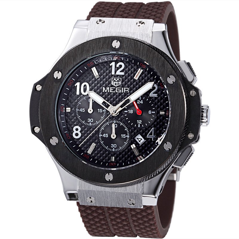 Watches Men Luxury Quartz Wrist Watch Male Sports Military Chronograph Watches - Image 4