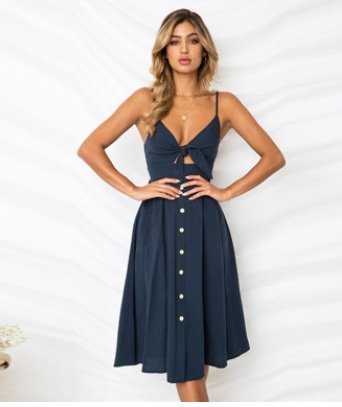 Women Summer Dresses Sleeveless Backless Strap Long Close-fitting Sheath Female Party Evening Dresses Vestidos - Image 5