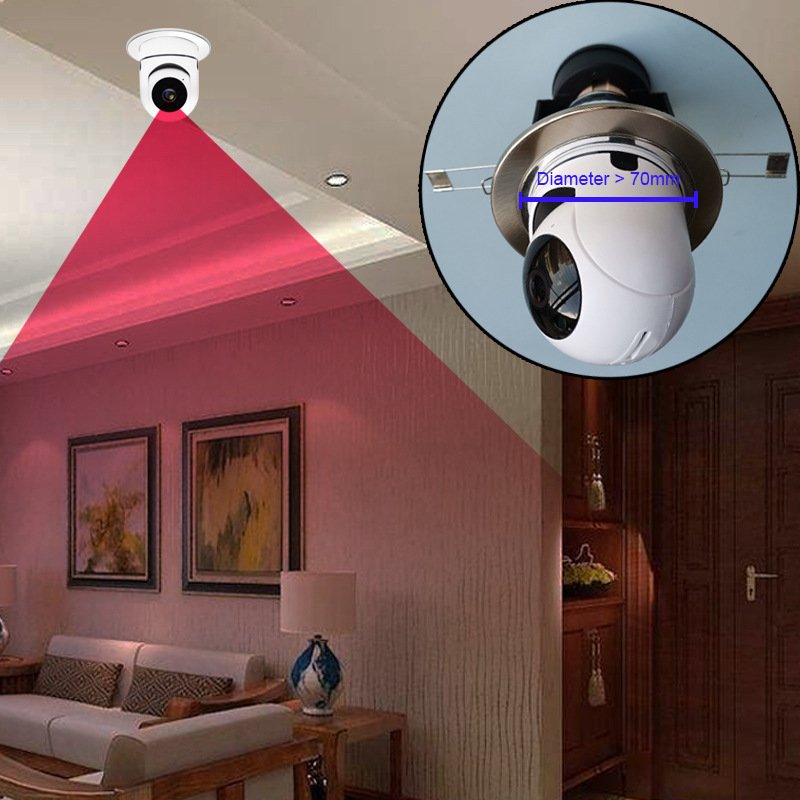 Bulb Shaking Head Machine Yilot APP Wireless WIFI Camera Home Security Monitoring - Image 2