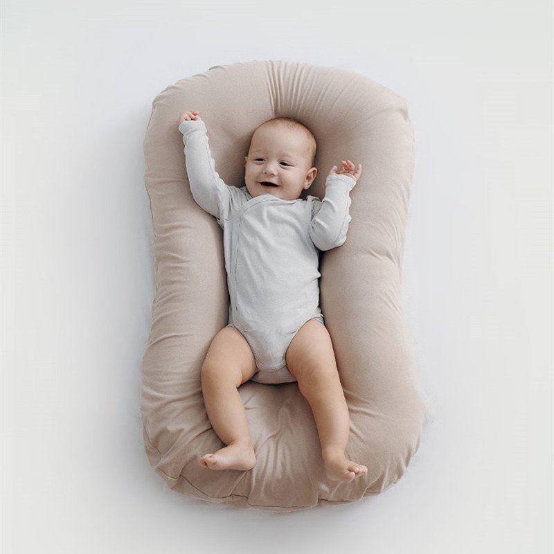Baby Nest Bed Crib Newborn Baby Nest Cot Cribs Infant Portable Cotton Crib Travel Cradle Cushion - Image 3