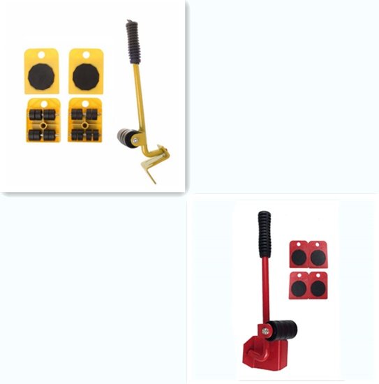 Professional Furniture Transport Moving Lifter Tool Mover Device 5PCS per Set - Image 7