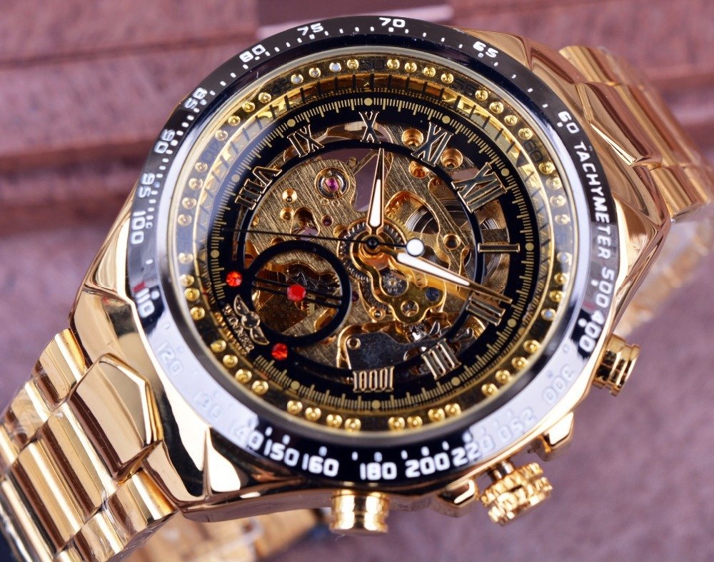 Personalized All-steel Hollow Automatic Mechanical Watch Fashion Watch For Men - Image 6