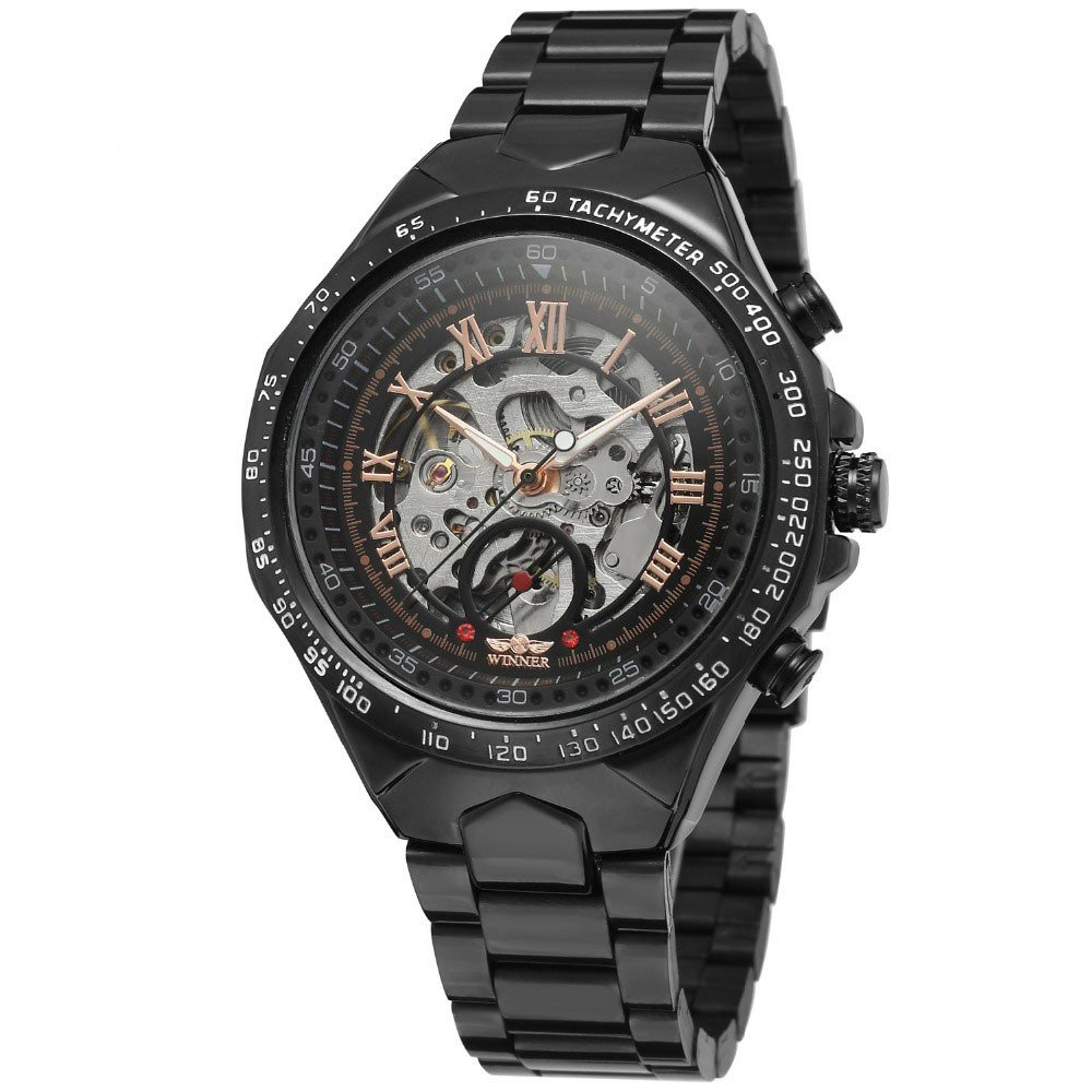 Personalized All-steel Hollow Automatic Mechanical Watch Fashion Watch For Men - Image 10
