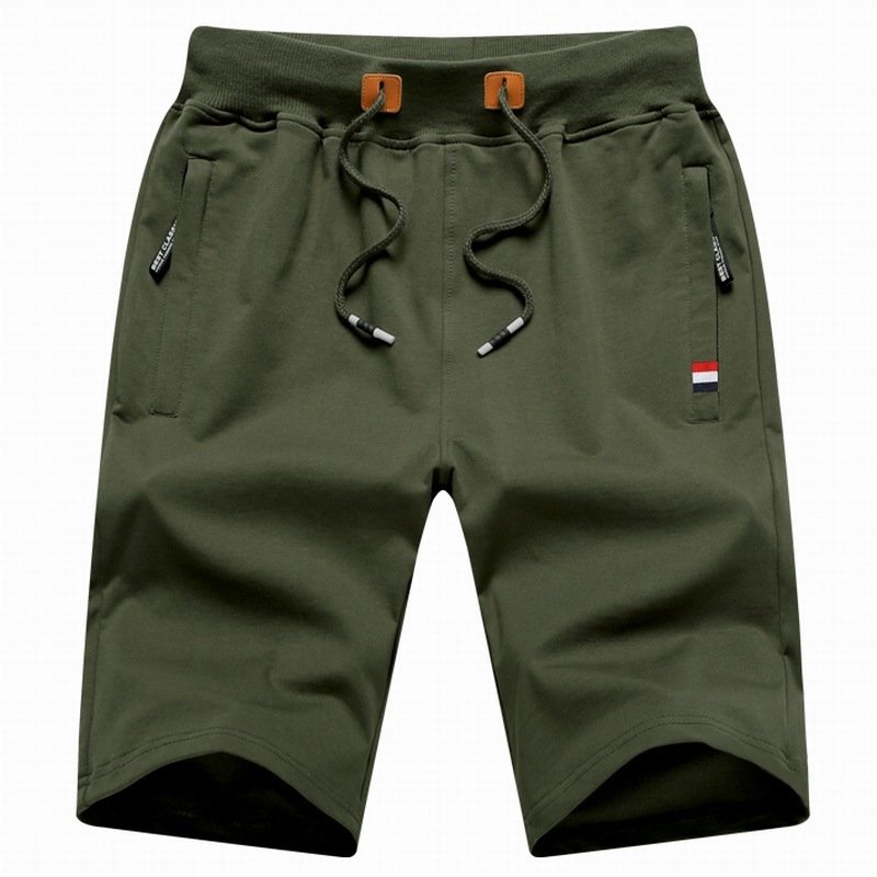 Men's Shorts Casual Classic Fit Drawstring Summer Beach Shorts With Elastic Waist And Pockets - Image 2