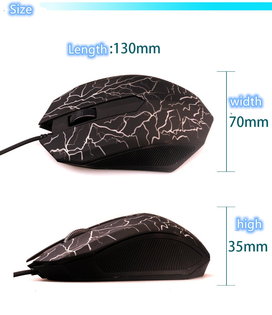 Internet Cafe Office Wired Mouse Computer Accessories - Image 3
