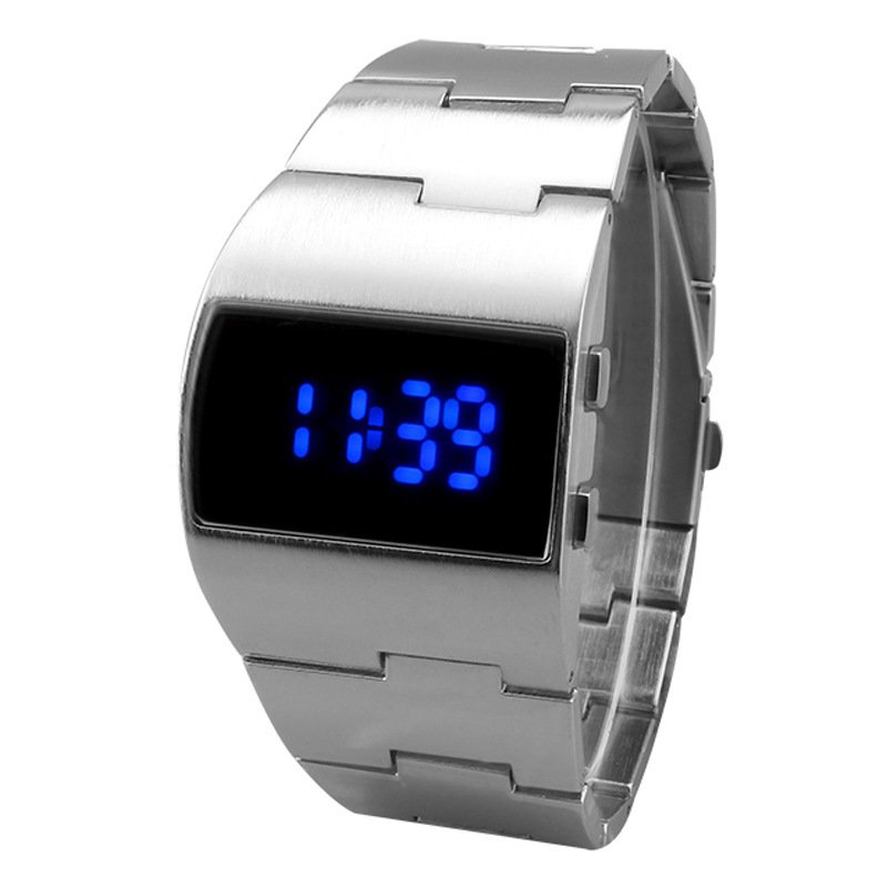 Fashion New Strange Iron Man TADA Men's LED Watch Watch Men's Electronic Watch - Image 5