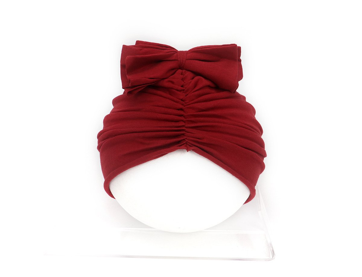 Cute Baby Hat Newborn Soft Baby Girl Hat Turban Infant Toddler Baby Cap Bonnet Headwraps - Image 2