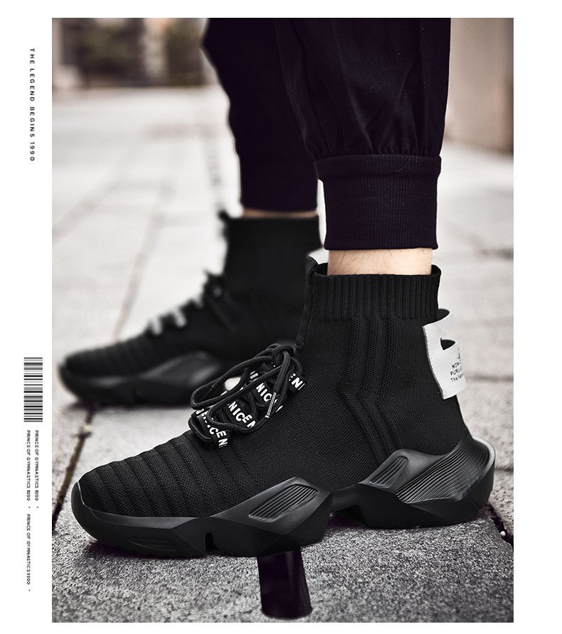Socks Shoes Daddy Shoes Sports Shoes Men'S Large Size Trendy Shoes Casual Shoes - Image 5