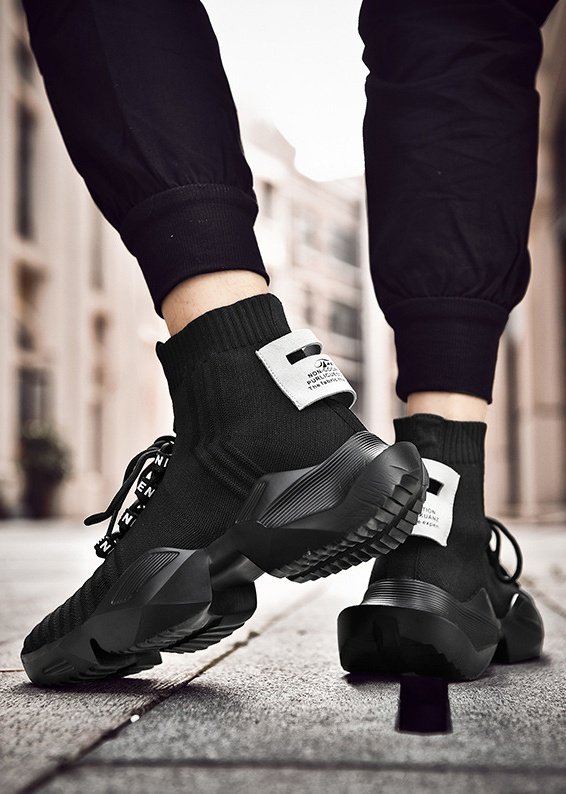 Socks Shoes Daddy Shoes Sports Shoes Men'S Large Size Trendy Shoes Casual Shoes - Image 8