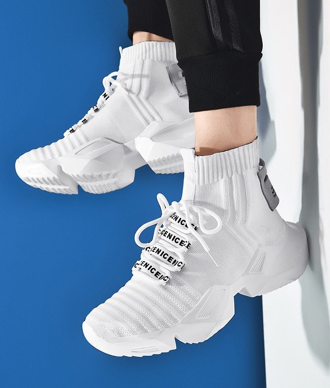 Socks Shoes Daddy Shoes Sports Shoes Men'S Large Size Trendy Shoes Casual Shoes - Image 9